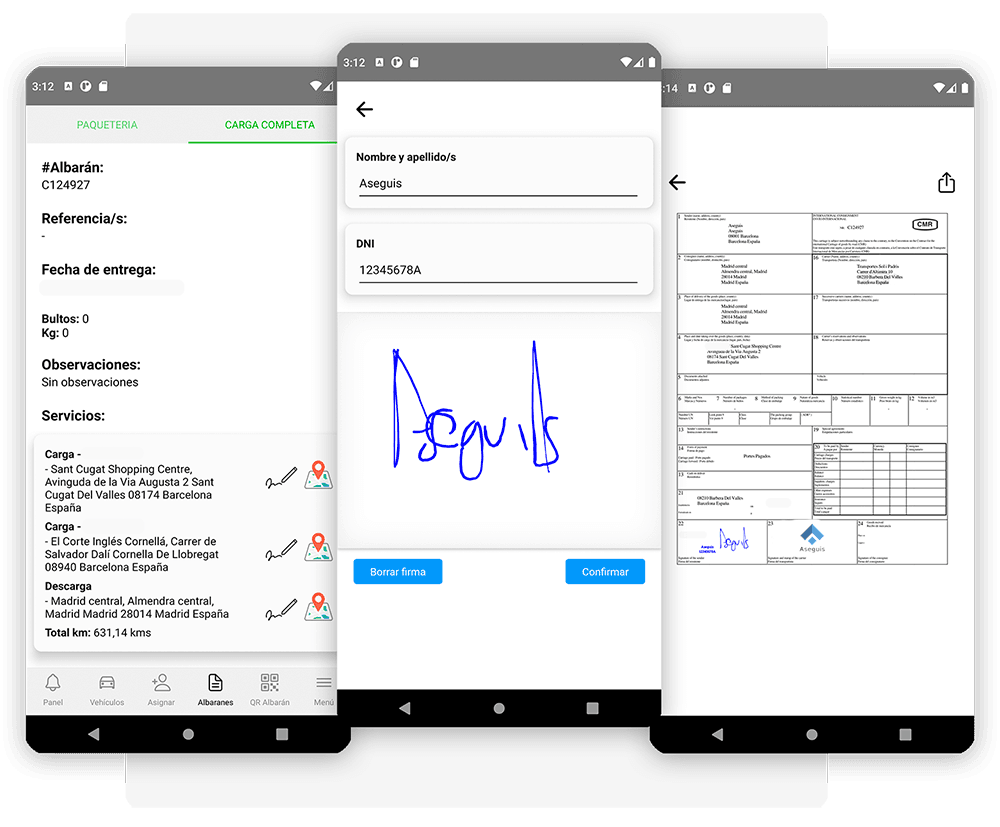 App móvil de Aseguis para gestionar CMR electrónicos