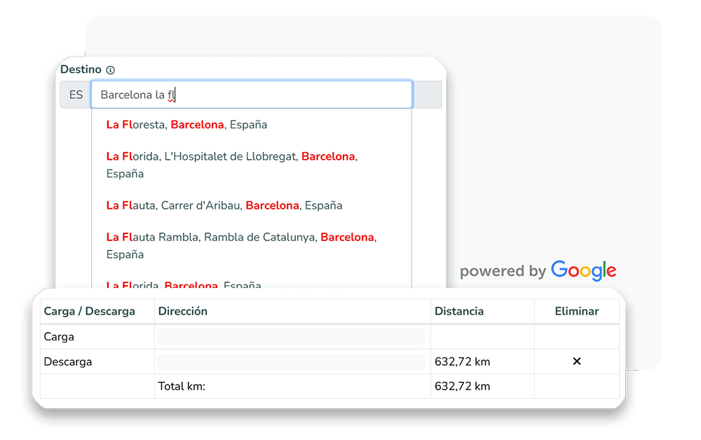 Integración de Aseguis con Google Maps para rutas de transporte